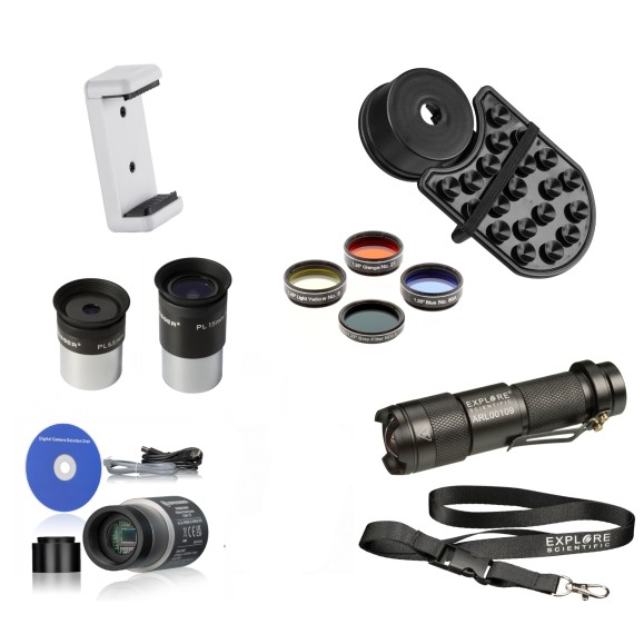 Kit inicial BRESSER Messier AR102/1000 EXOS2 GOTO