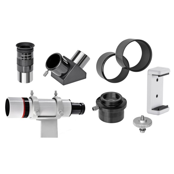 Tubo ótico BRESSER Messier AR-102L/1350 com montagem Goto EXOS-2/EQ5