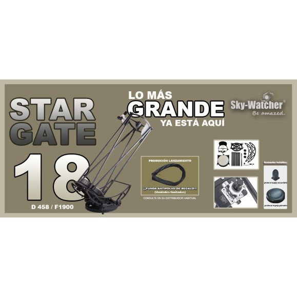 Telescópio SkyWatcher Dobson Astrolitech 18" 458/1900 SkyWatcher Dobson Astrolitech